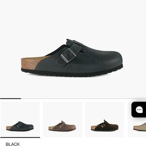 Birkenstock Boston Oiled Black EU 39